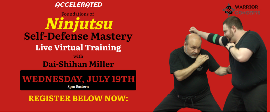 Live Virtual Ninjutsu Training Event