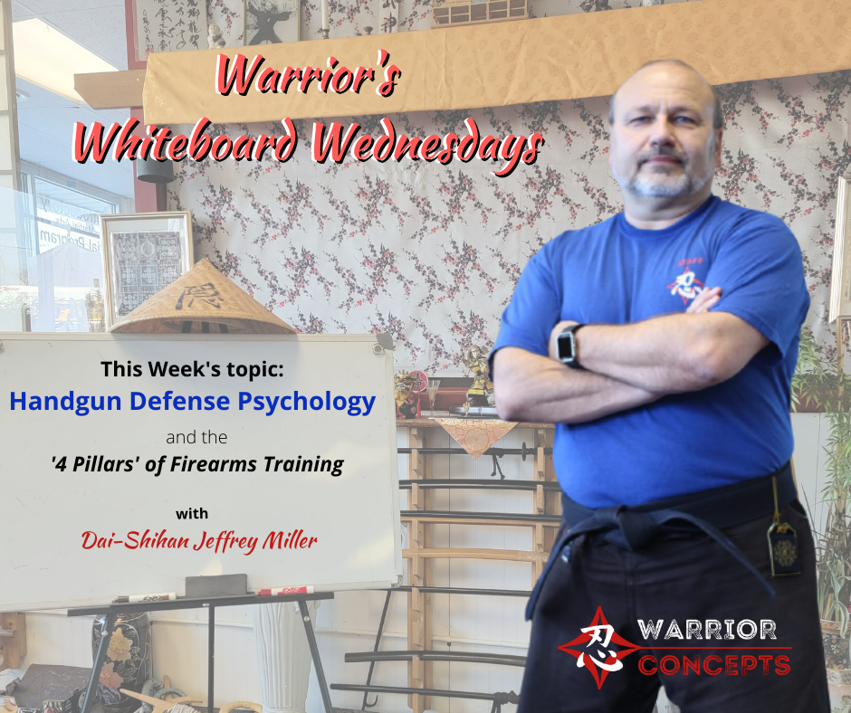 Warrior's Whiteboard Wednesday's Online Ninjutsu Training Series